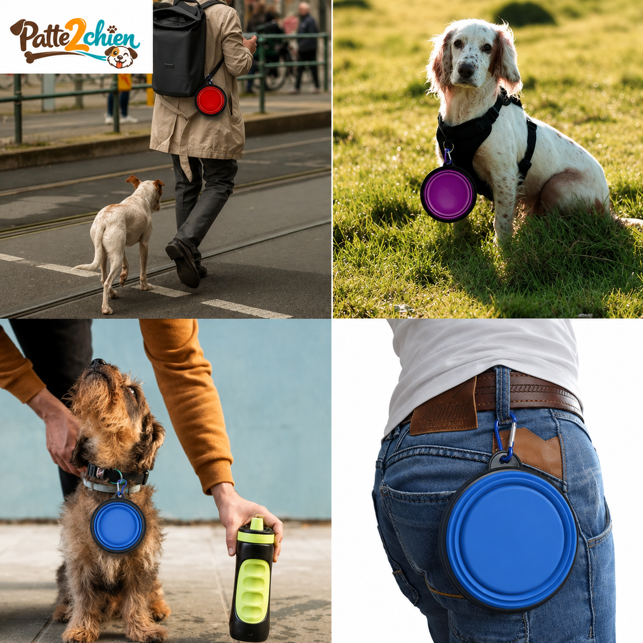 SnackPaw™ | Gamelle pliable pour Chien