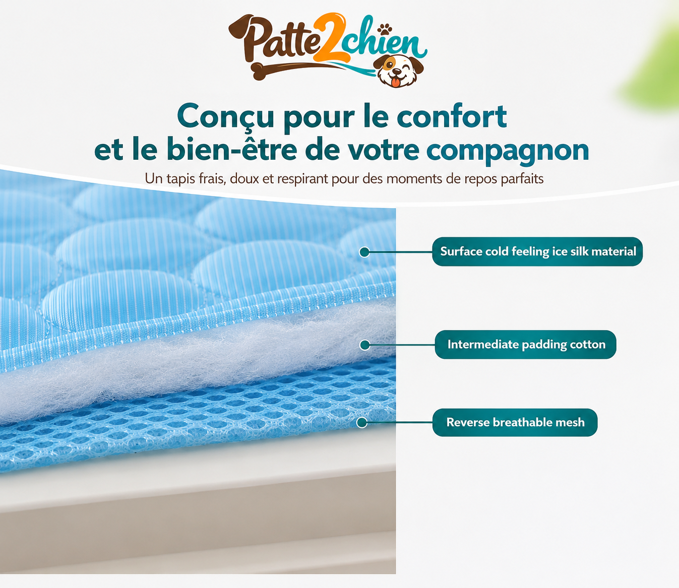 FreshPaw™ | Tapis Rafraîchissant pour Chien