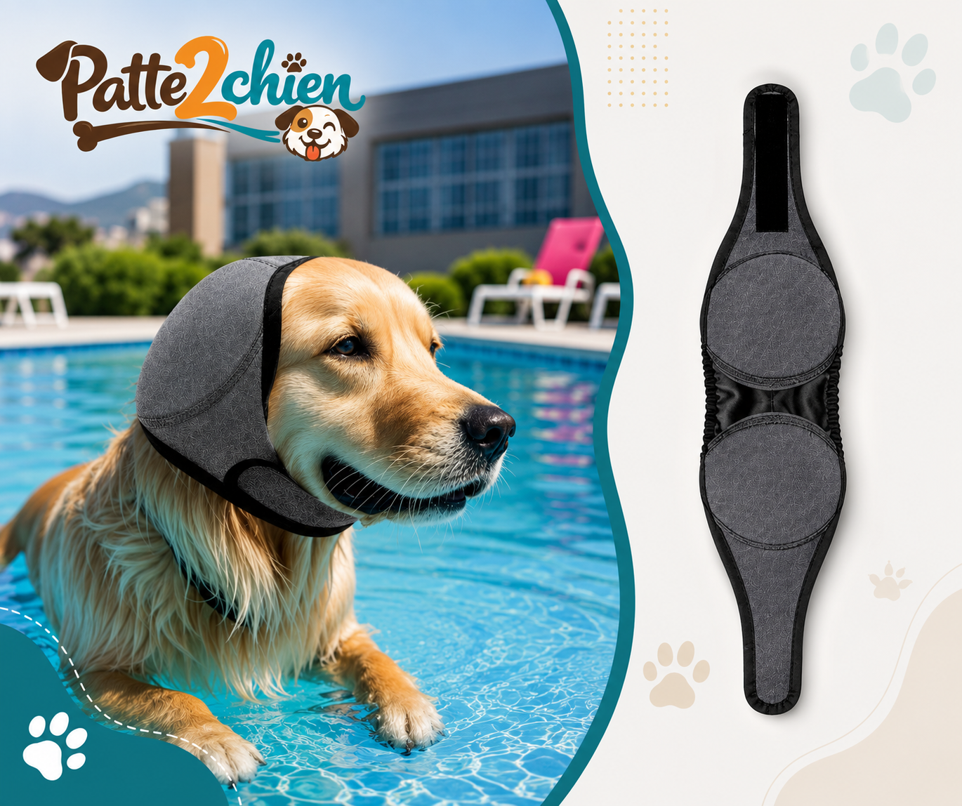CalmPaw™ | Bonnet Anti-Bruit-Stress pour Chien
