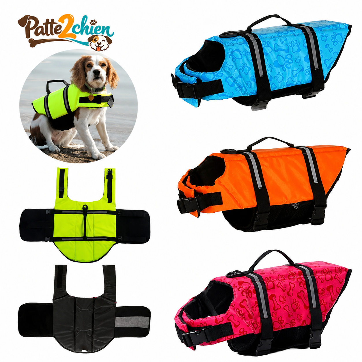 SafePaw™ | Gilet de Sauvetage pour Chien
