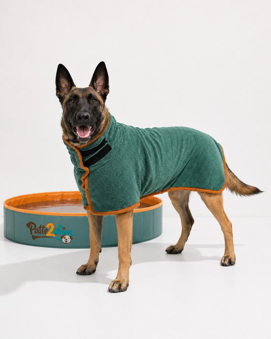DryPaw™ | Peignoir en Microfibre pour Chien
